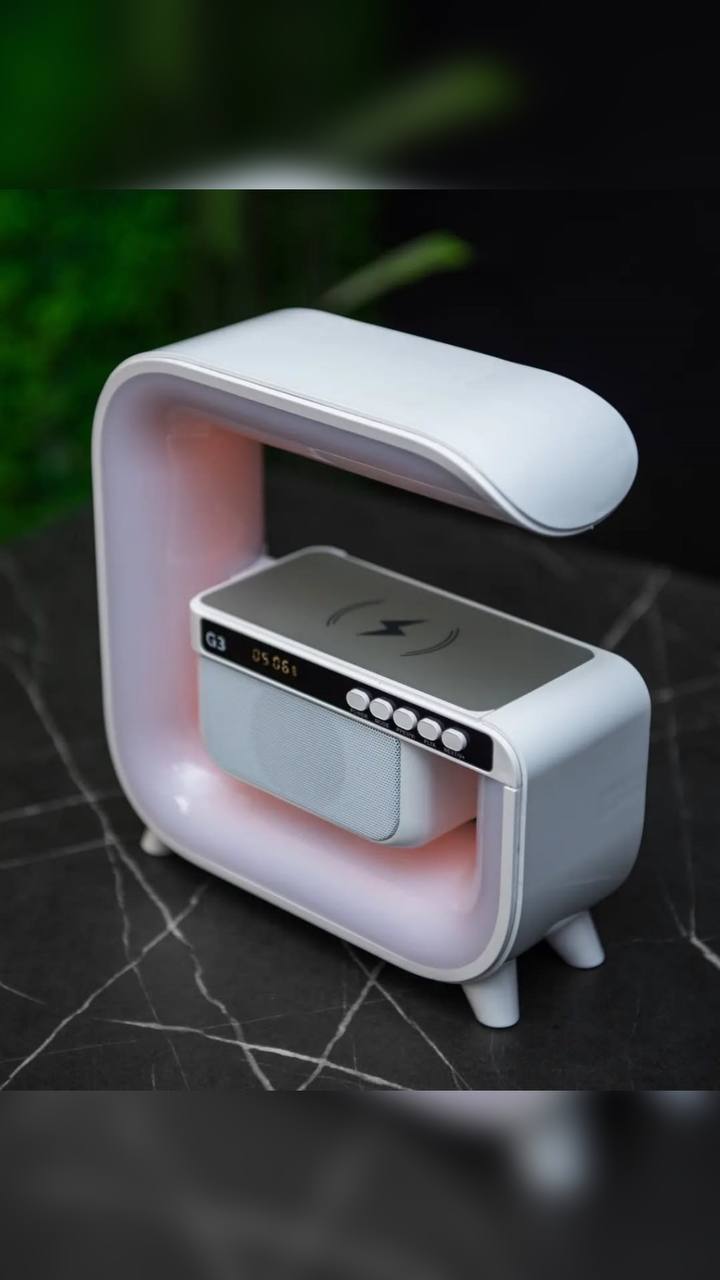 Універсальний нічник G3 з RGB, будильником та Bluetooth колонкою